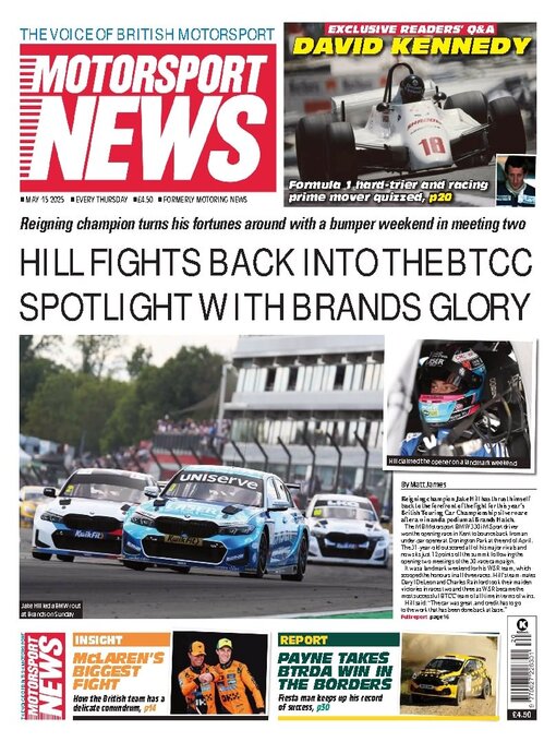 Title details for Motorsport News by Kelsey Publishing Ltd - Available